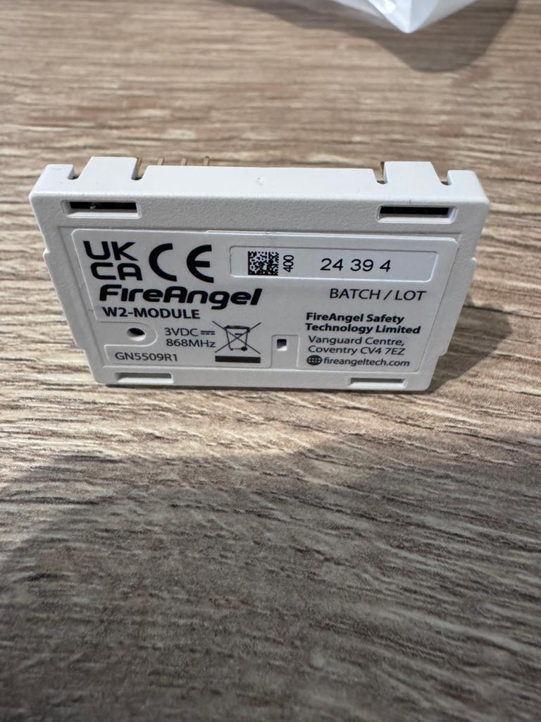 W2 module Fireangel / Wi-safe 2 module, Doe-het-zelf en Verbouw, Alarmsystemen, Ophalen of Verzenden, Nieuw