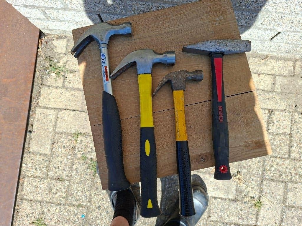 4 zgan ongebruikte hamers, Ophalen of Verzenden, Nieuw