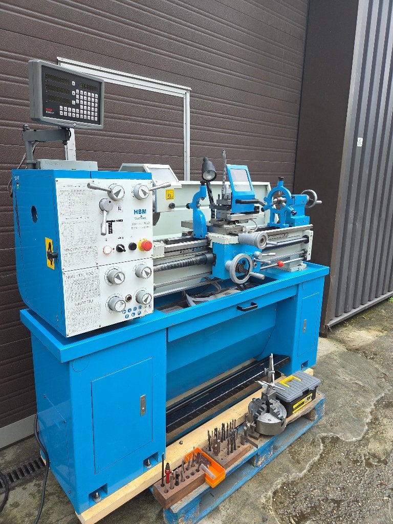 HBM 330 X 1000 Metaaldraaibank Met 3 assig SINO DRO, Ophalen, Gebruikt, Metaaldraaibank, 1000 mm of meer