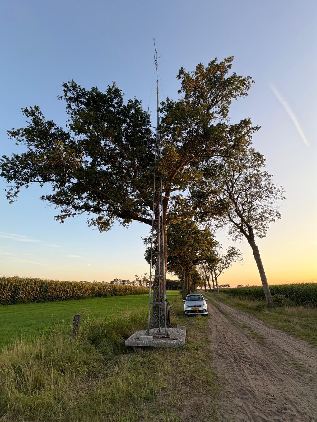 Stevige constructie mast voor diverse toepassingen, Telecommunicatie, Ophalen of Verzenden, Gebruikt, Mast