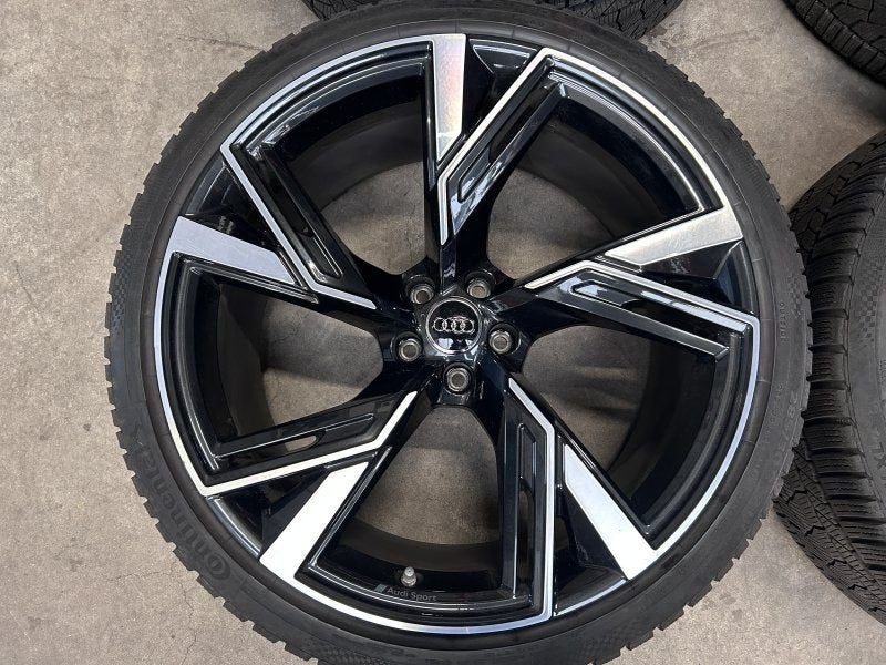 22 inch originele velgen + winterbanden Audi RS6 RS7 4K06010, Gebruikt, -, -, Banden en Velgen