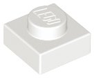 Lego plaatjes 1x1 wit 20 stuks nieuw, Ophalen of Verzenden, Nieuw, Losse stenen, Lego