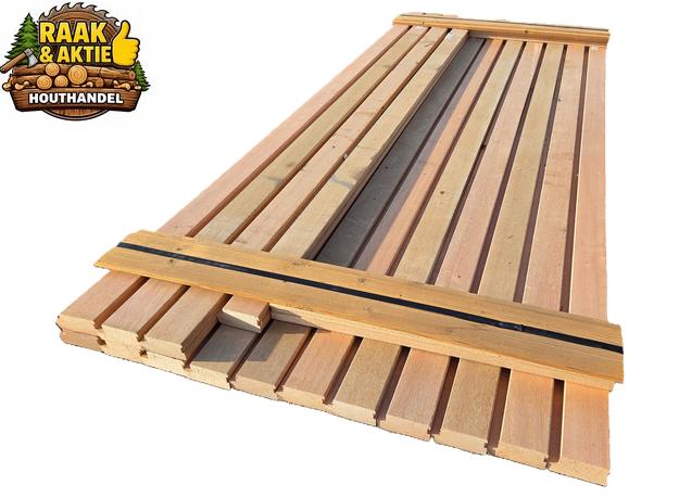 Meranti raamprofiel rp2 4.0x9.0 cm - nr: HB39, Doe-het-zelf en Verbouw, Hout en Planken, Ophalen, Overige typen, Nieuw, 200 tot 250 cm