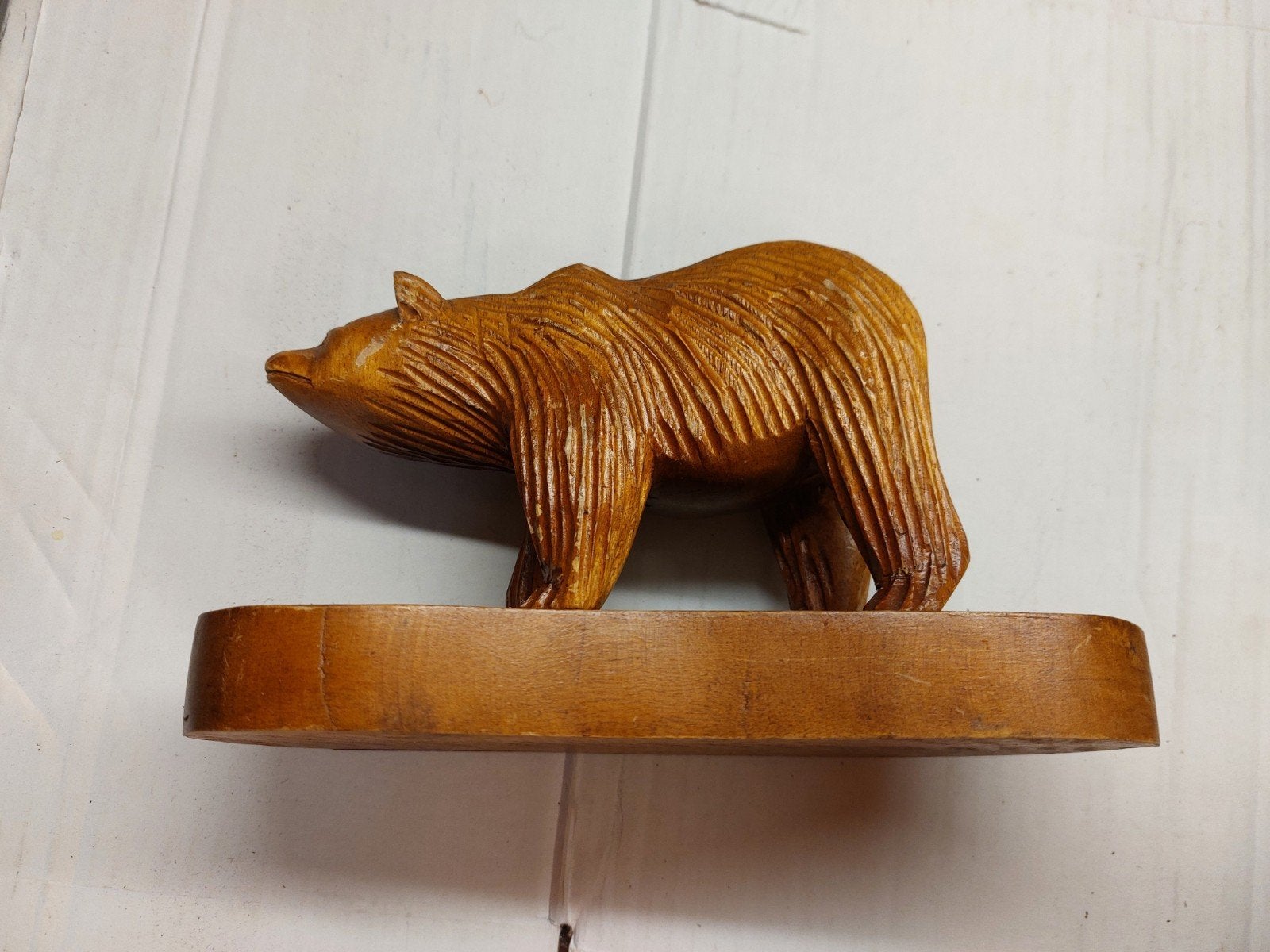 Beer., Antiek en Kunst, Houtsnijwerk, Minder dan 20 cm, Ophalen of Verzenden, Hout