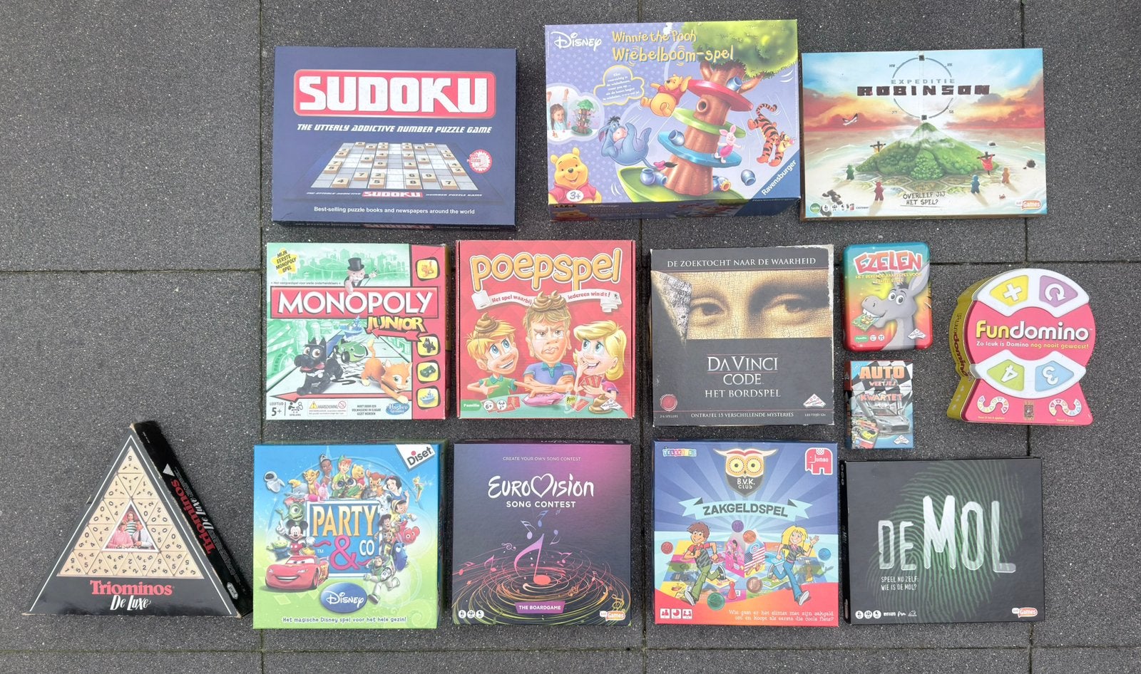 14 Gezelschapsspellen, Ophalen, Gebruikt