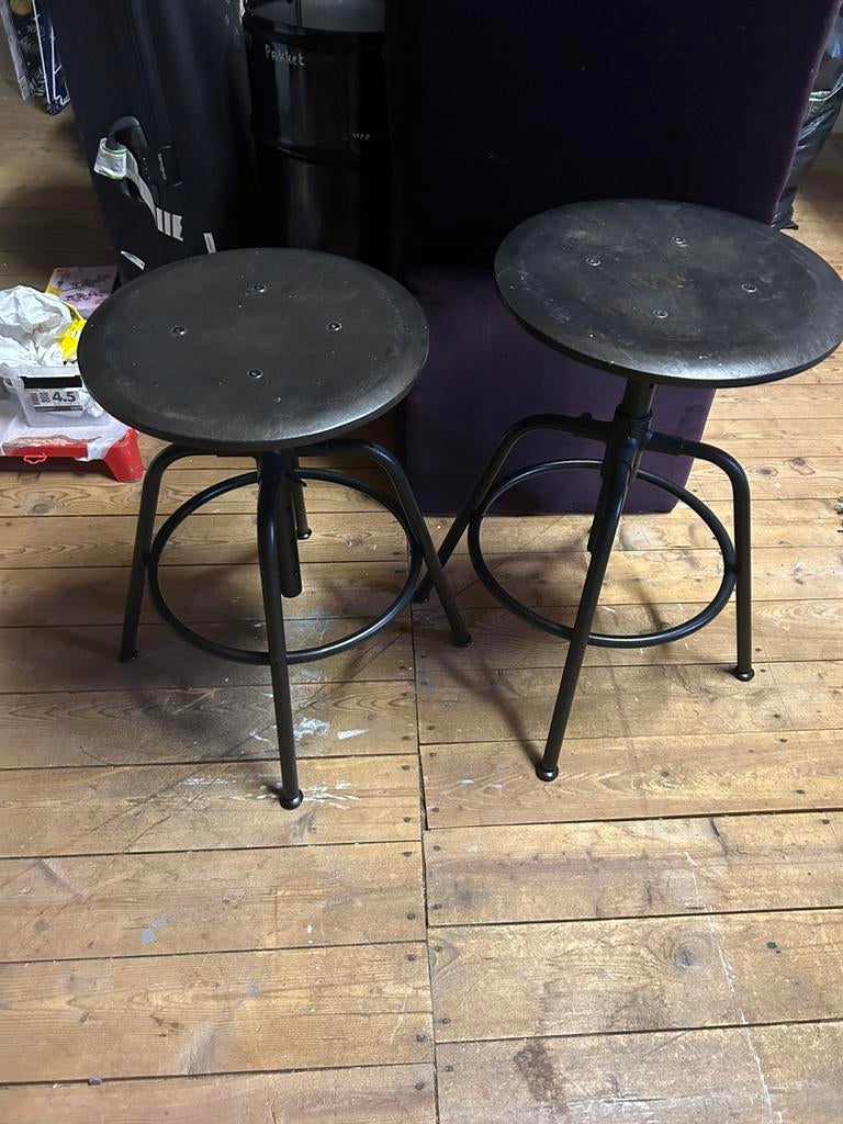Ikea kullaberg krukjes, Ophalen, In hoogte verstelbaar, Zo goed als nieuw, IJzer