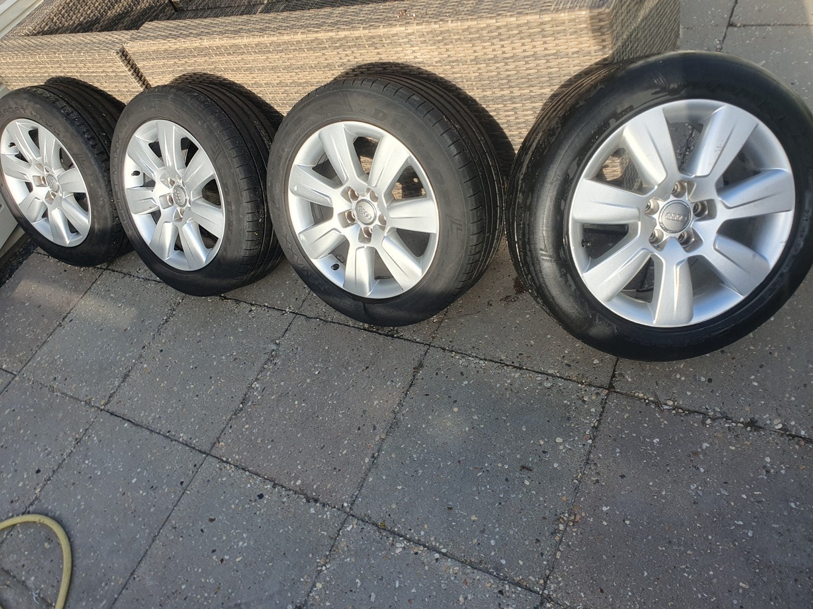 Audi Velgen 17 inch 5x112, Auto-onderdelen, Banden en Velgen, Ophalen, Gebruikt, Banden en Velgen, 17 inch