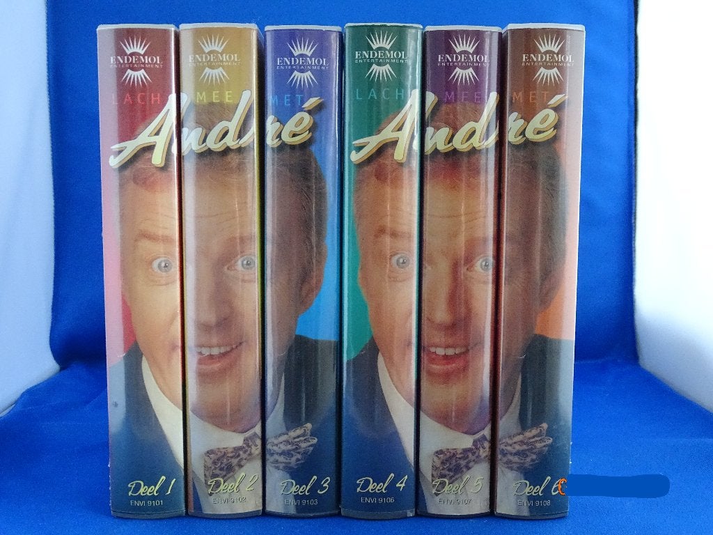 VHS van André van Duin (16), Boxset, Gebruikt, Alle leeftijden, Tv-serie of Tv-programma