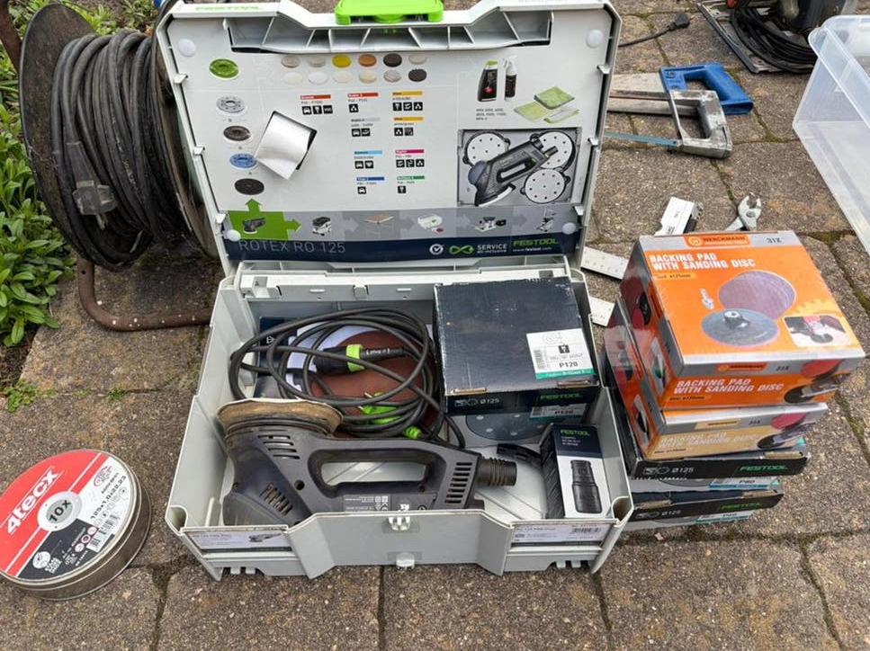Festool Rotex RO 125 FEQ-Plus Excenterschuurmachine, Ophalen, Gebruikt, Excentrische schuurmachine