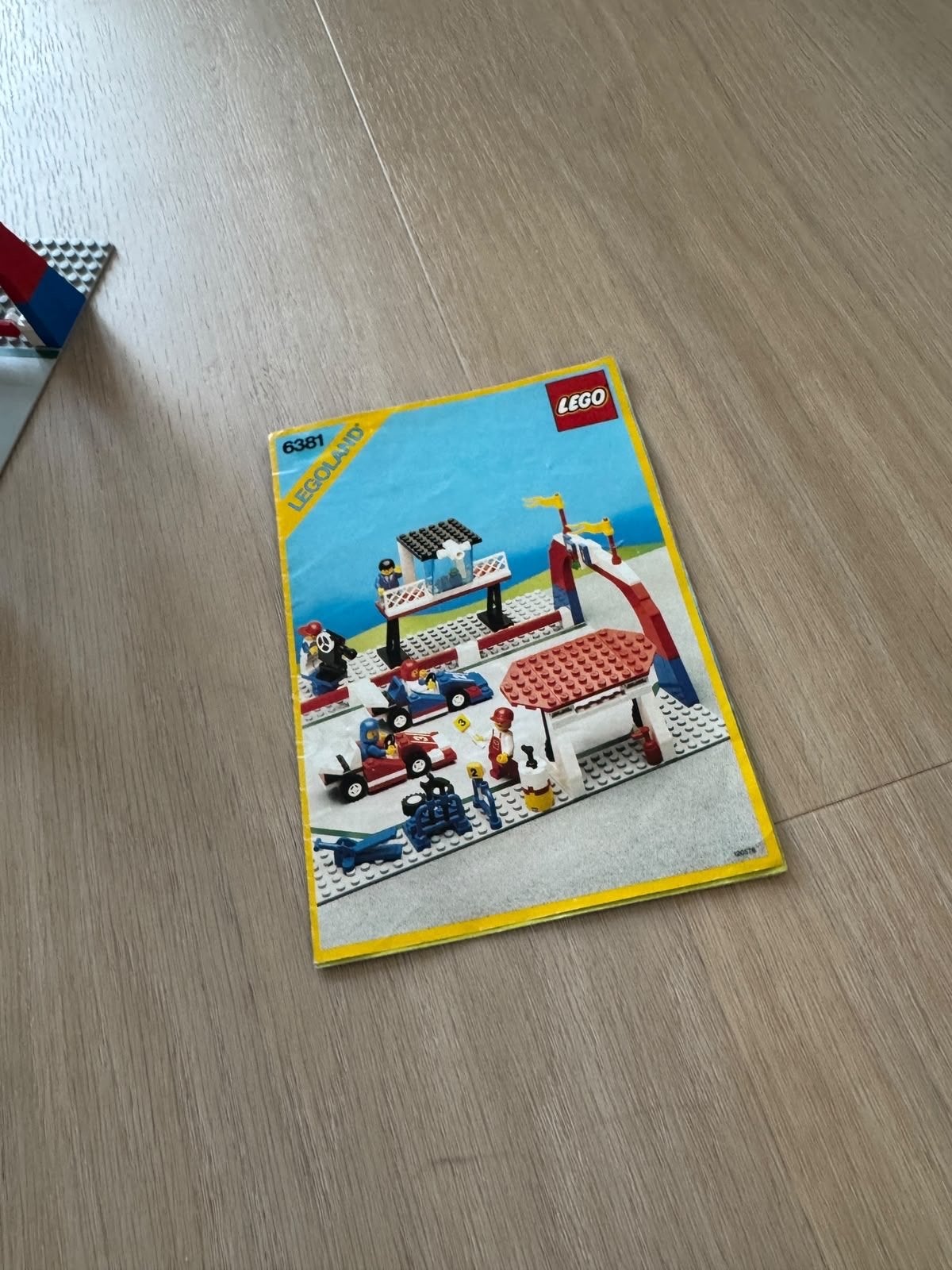 Vintage Lego Legoland Racebaan Set 6381, Ophalen of Verzenden, Gebruikt, Overige merken