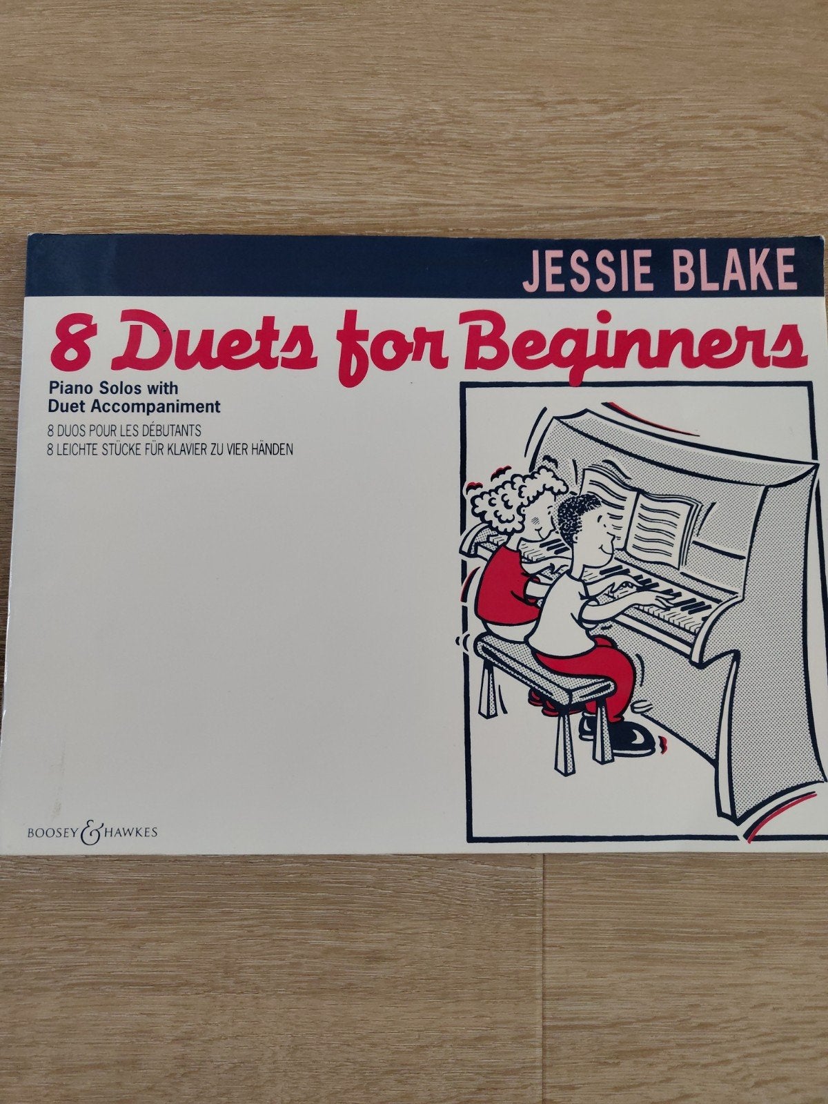 Pianoduetten voor beginners. 8 Duets for beginners Jessie Bl, Ophalen of Verzenden, Les of Cursus, Klassiek, Piano