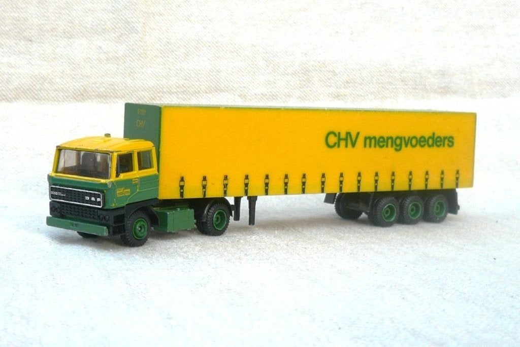 Efsi Daf 2800 + toutlineroplegger CHV mengvoeders., Ophalen of Verzenden, Gebruikt, Bus of Vrachtwagen, Efsi