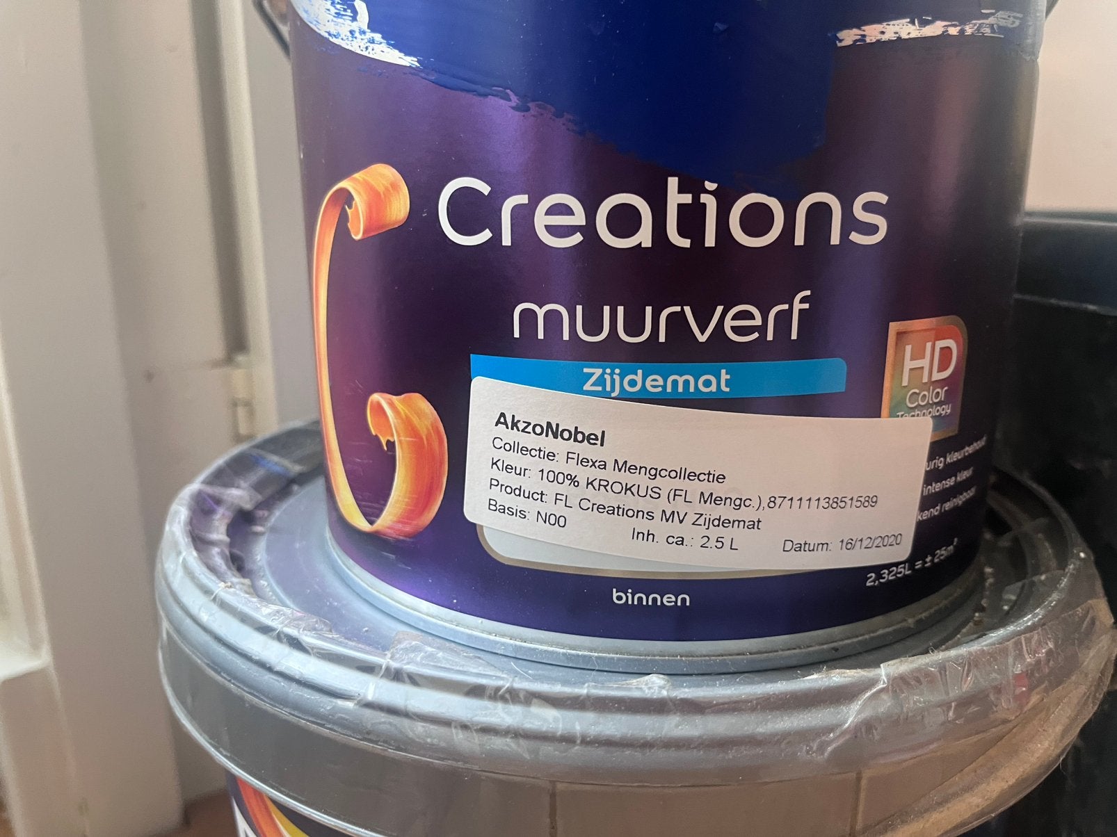 Flexa muurverf, Ophalen, Zwart, Minder dan 5 liter, Verf