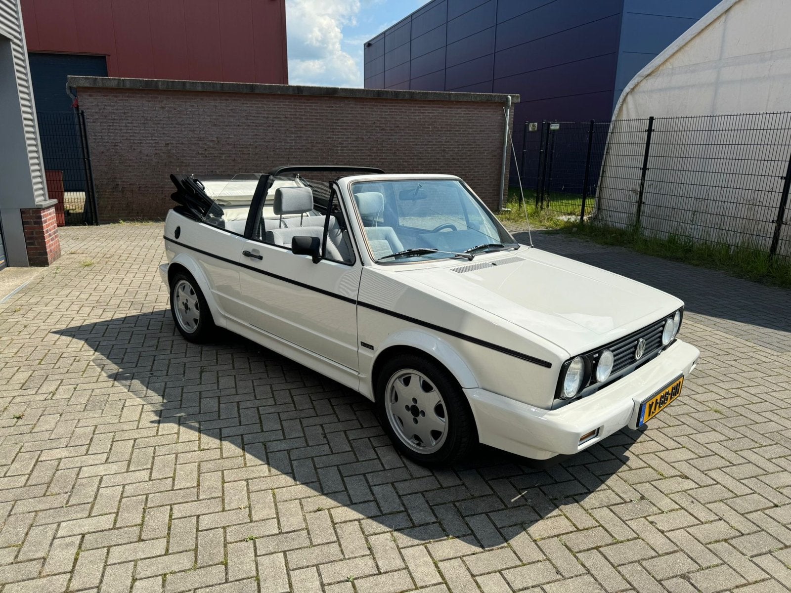 Volkswagen Golf 1.8 Cabriolet 1990 Wit, foto 12