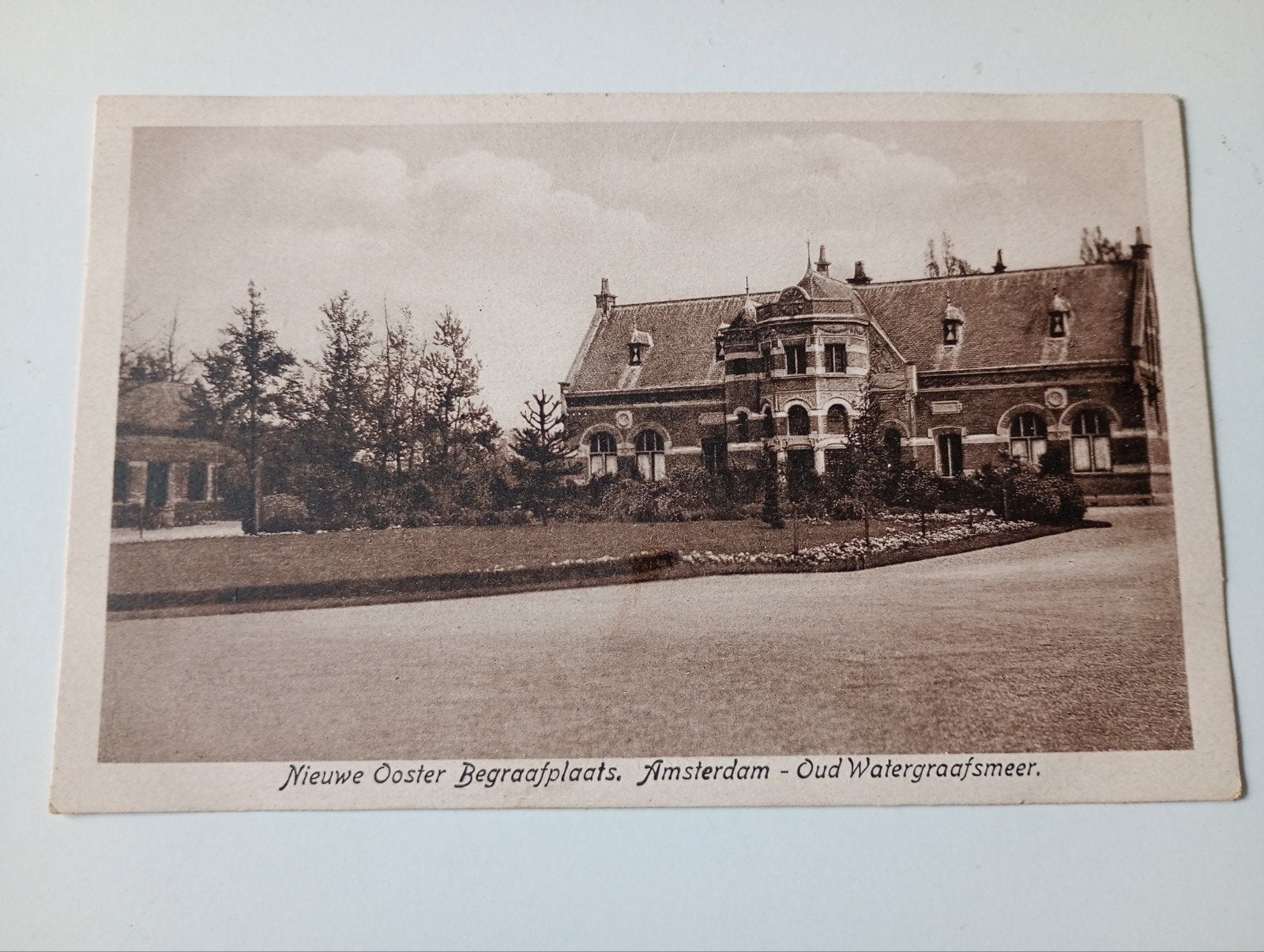 Amsterdam Oost Watergraafsmeer Begraafplaats, Ophalen of Verzenden, 1920 tot 1940, Ongelopen, Noord-Holland