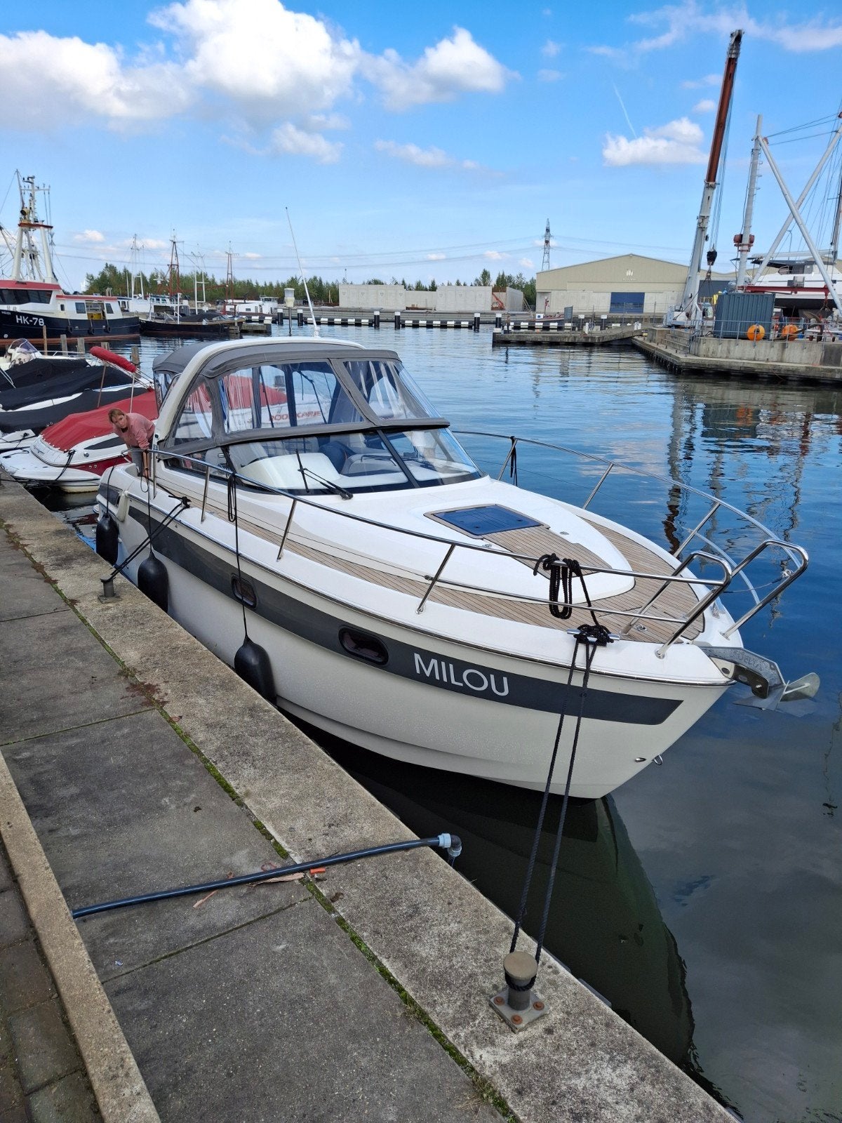 Bavaria 29 sport 2016 speedboot, Ophalen of Verzenden, Zo goed als nieuw, Elektrisch