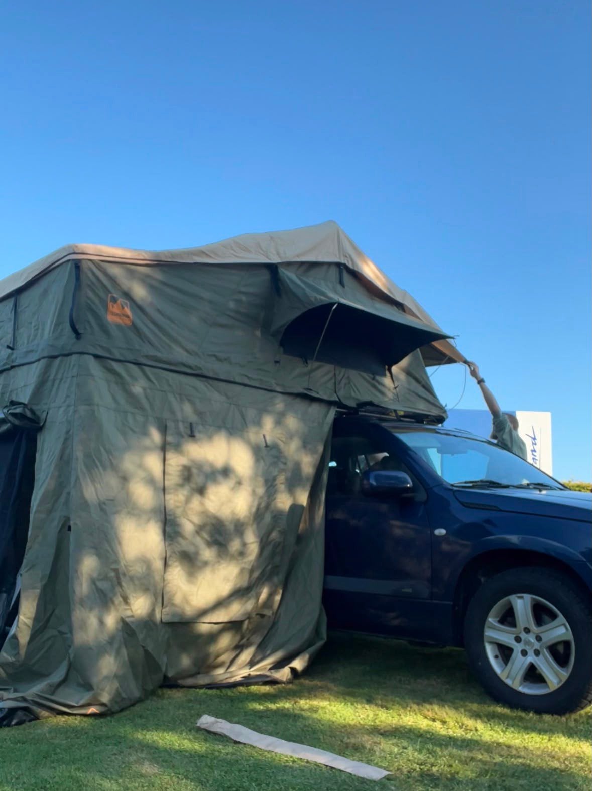 Daktent met ondertent - Ideaal voor avontuurlijke reizen, Ophalen, Gebruikt, Tot en met 2