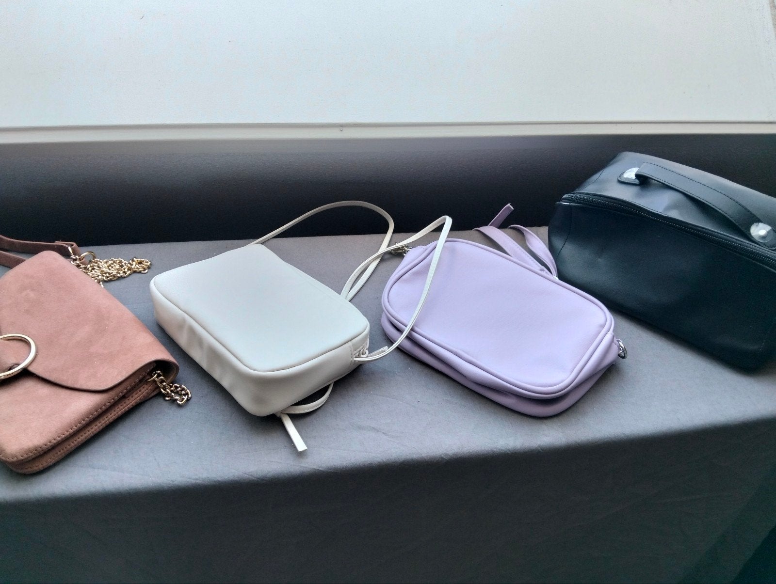 Set van 4 diverse tassen, Ophalen of Verzenden, Gebruikt, Overige kleuren, Overige typen