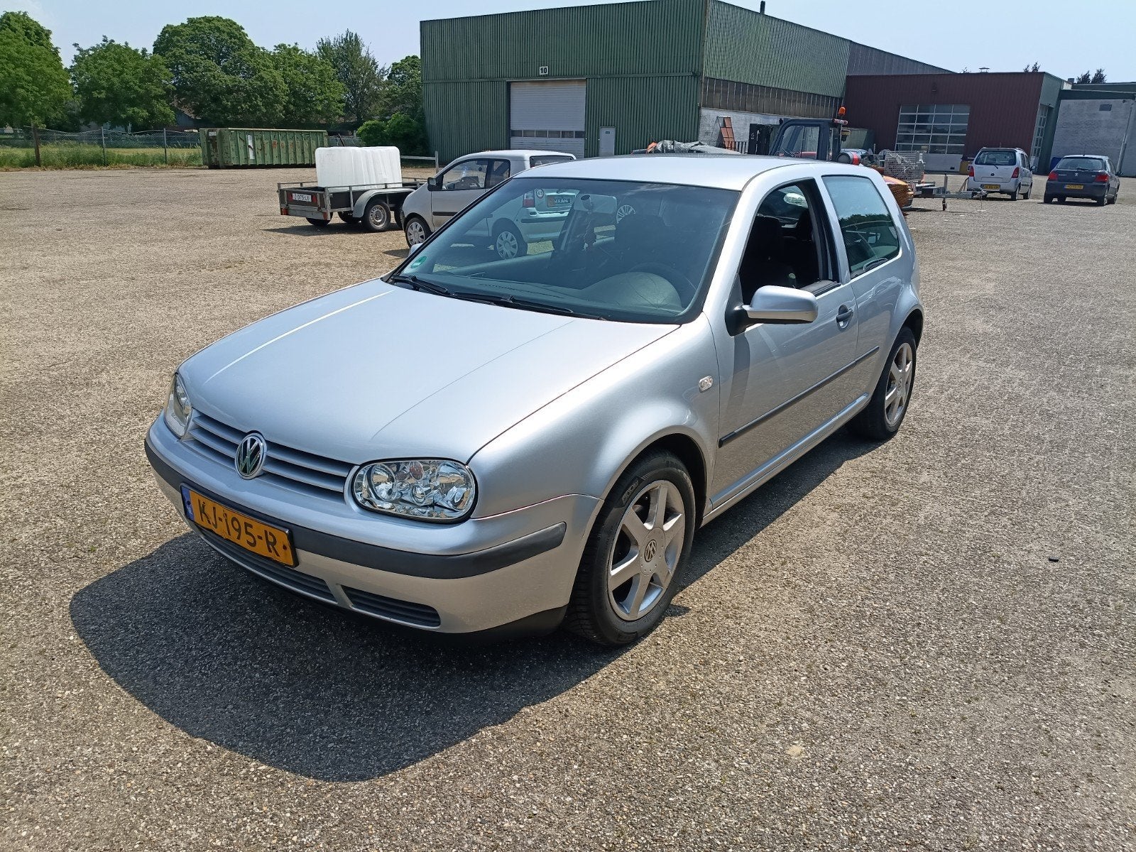 Volkswagen 2002 Grijs, Auto's, Stof, 74 pk, Zwart, 580 kg