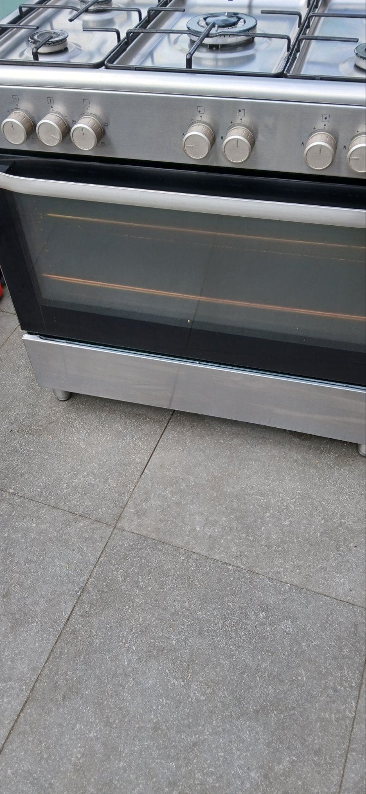 Vrijstaand 5 pits gasfornuis electrische oven, 60 cm of meer, Ophalen of Verzenden, Gas, Vrijstaand