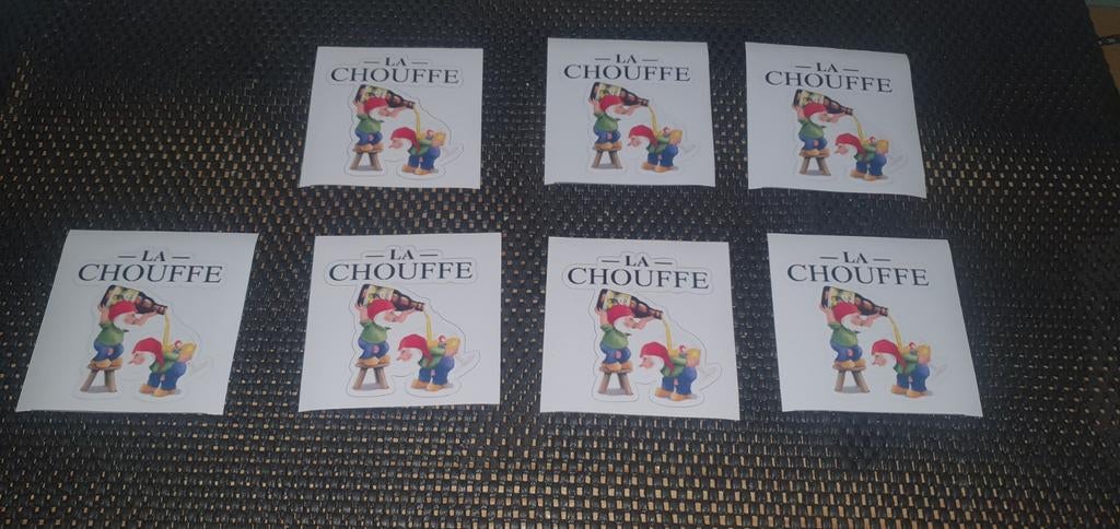 La Chouffe stickers €2.50 per stuk, Ophalen of Verzenden, Nieuw, Overige merken