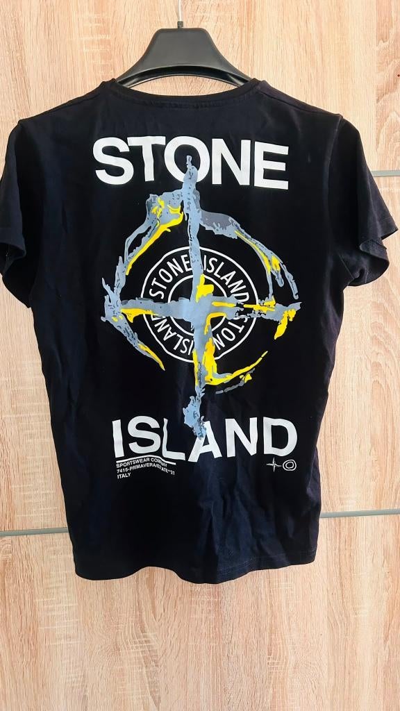 Stone Island t shirt maat S, Kleding | Heren, T-shirts, Zwart, Ophalen of Verzenden, Maat 46 (S) of kleiner, Stone Island