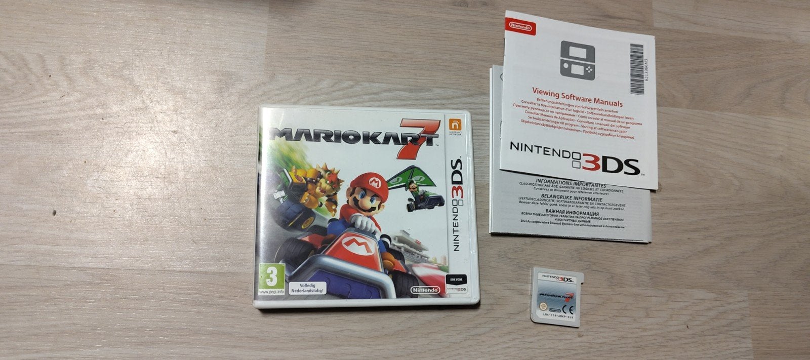 Mario Kart 7 - Nintendo 3DS (Compleet met boekje) 2DS new XL, Spelcomputers en Games, Online, Racen en Vliegen, Ophalen of Verzenden