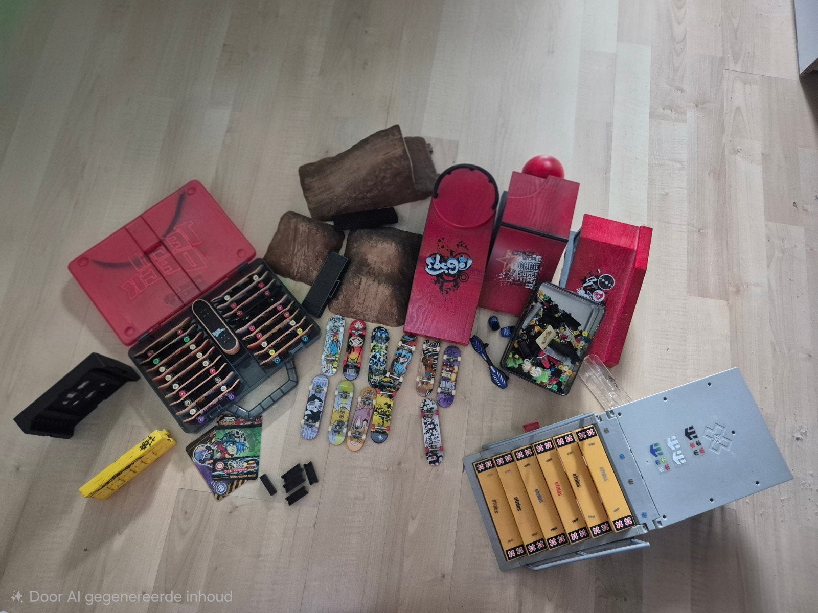 Grote verzameling Tech Deck fingerboards en ramps, Ophalen of Verzenden
