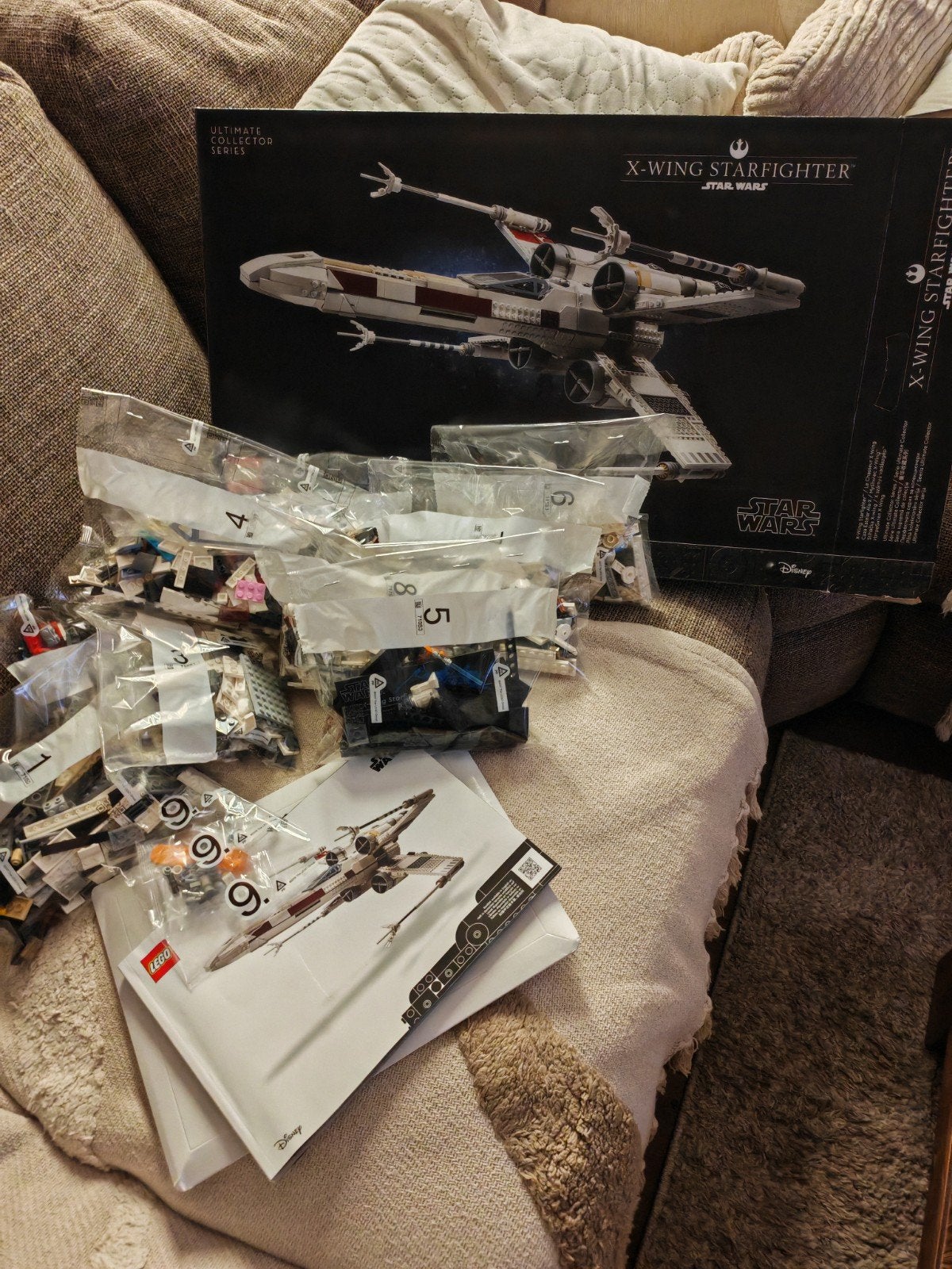 LEGO 75355 X-Wing Starfighter, Kinderen en Baby's, Speelgoed | Duplo en Lego, Ophalen, Star Wars, Lego, Zo goed als nieuw
