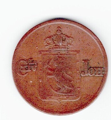 23-1704 Noorwegen 1/2 skilling 1841, Verzenden, Overige landen, Losse munt