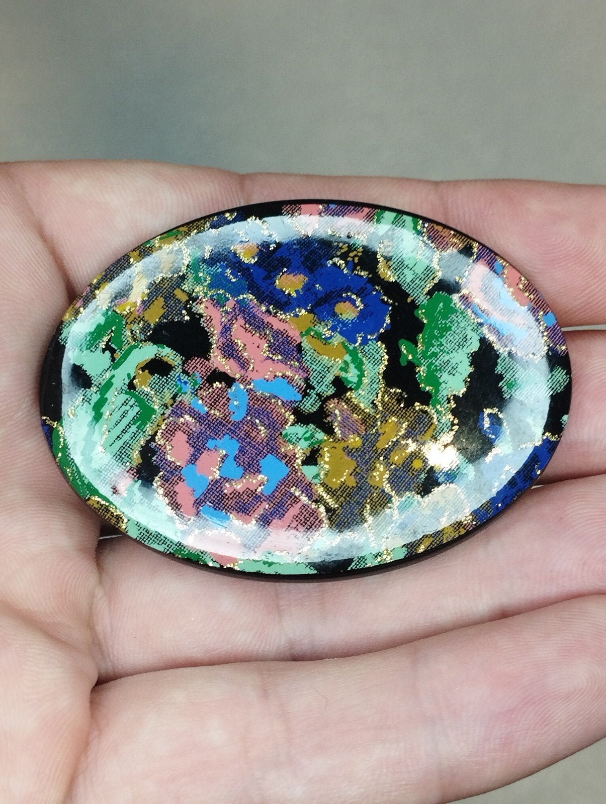 Prachtige vintage broche, Ophalen of Verzenden, Zo goed als nieuw, Zilver, Overige materialen