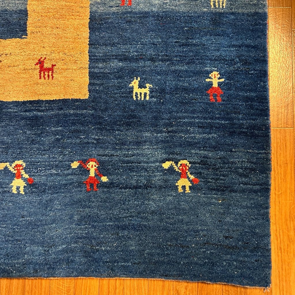perzisch tapijt gabbeh - 288 x 215 cm - Gratis bezorgd, TTM Wonen, Meubels – (Perzische) Tapijten en Woonaccessoires, Geel, Taag 63, 2491 CS, Den Haag (Forepark)