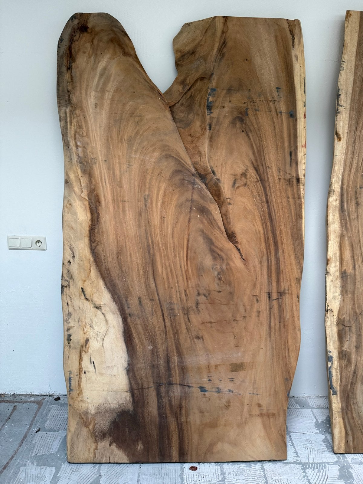 Suar houten blad 220x120, Ophalen, Nieuw, 200 tot 250 cm, Plank