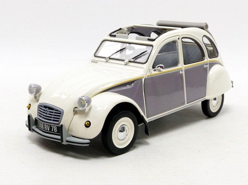 Citroen 2CV Dolly 1985 Wit & Grijs 1/18 Norev ref: 181494
