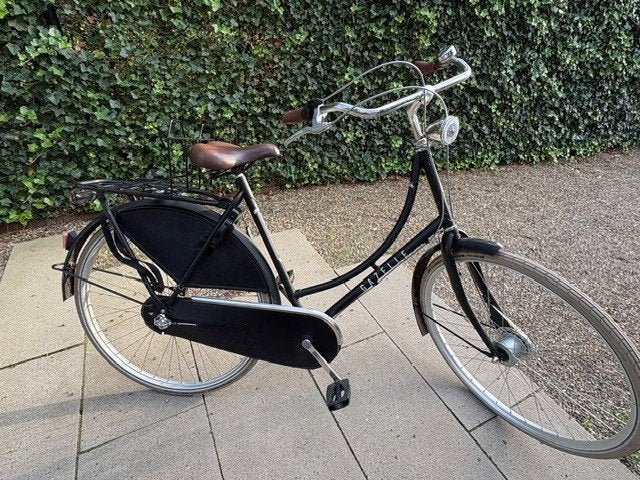 Gazelle Classic 3 V mat Zwart frame maat 57, Ophalen, Terugtraprem, Versnellingen, 56 cm of meer