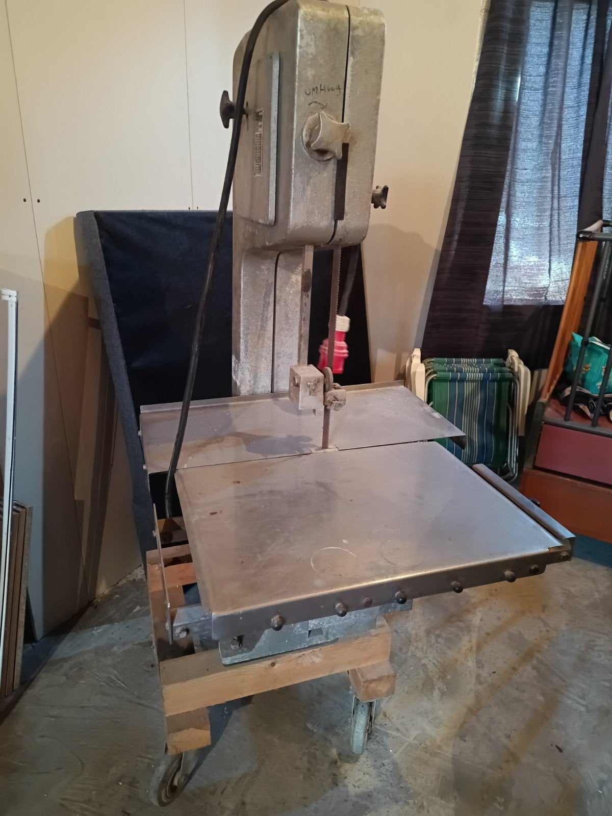 Vintage lintzaag - Robuuste zaagmachine, Ophalen, Gebruikt, Onbekend, 70 mm of meer