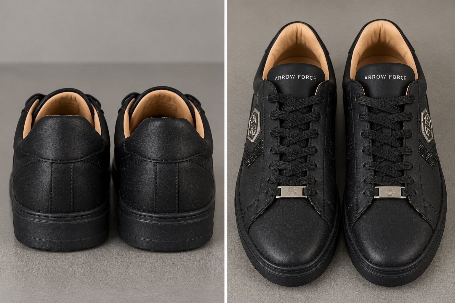 Philipp Plein Arrow Force Sneakers | Maat 43 | Nieuwstaat, Zwart, Nieuw, Ophalen of Verzenden, Sneakers of Gympen