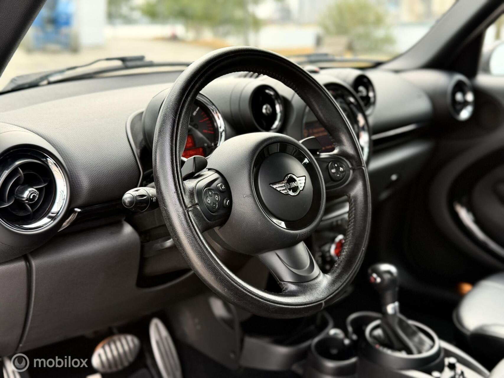 Mini Countryman 1.6 Cooper S Pepper Black on Black |Leder, Auto's, 15 km/l, Gebruikt, Zwart, Bedrijf