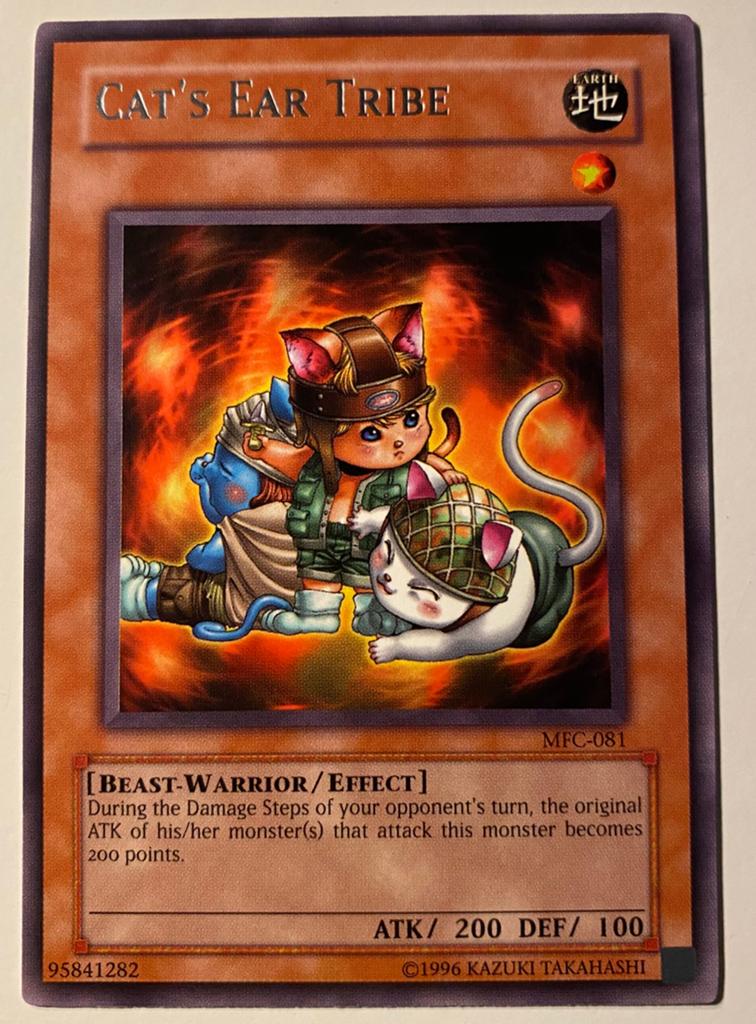 Yu-Gi-Oh! Cat’s Ear Tribe MFC Old US Print !, Ophalen of Verzenden, Zo goed als nieuw, Losse kaart