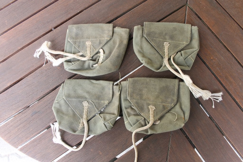 4 x US Paratrooper Rigger made Ammo Pouches, Verzamelen, Verzenden, Landmacht, Amerika, Overige typen