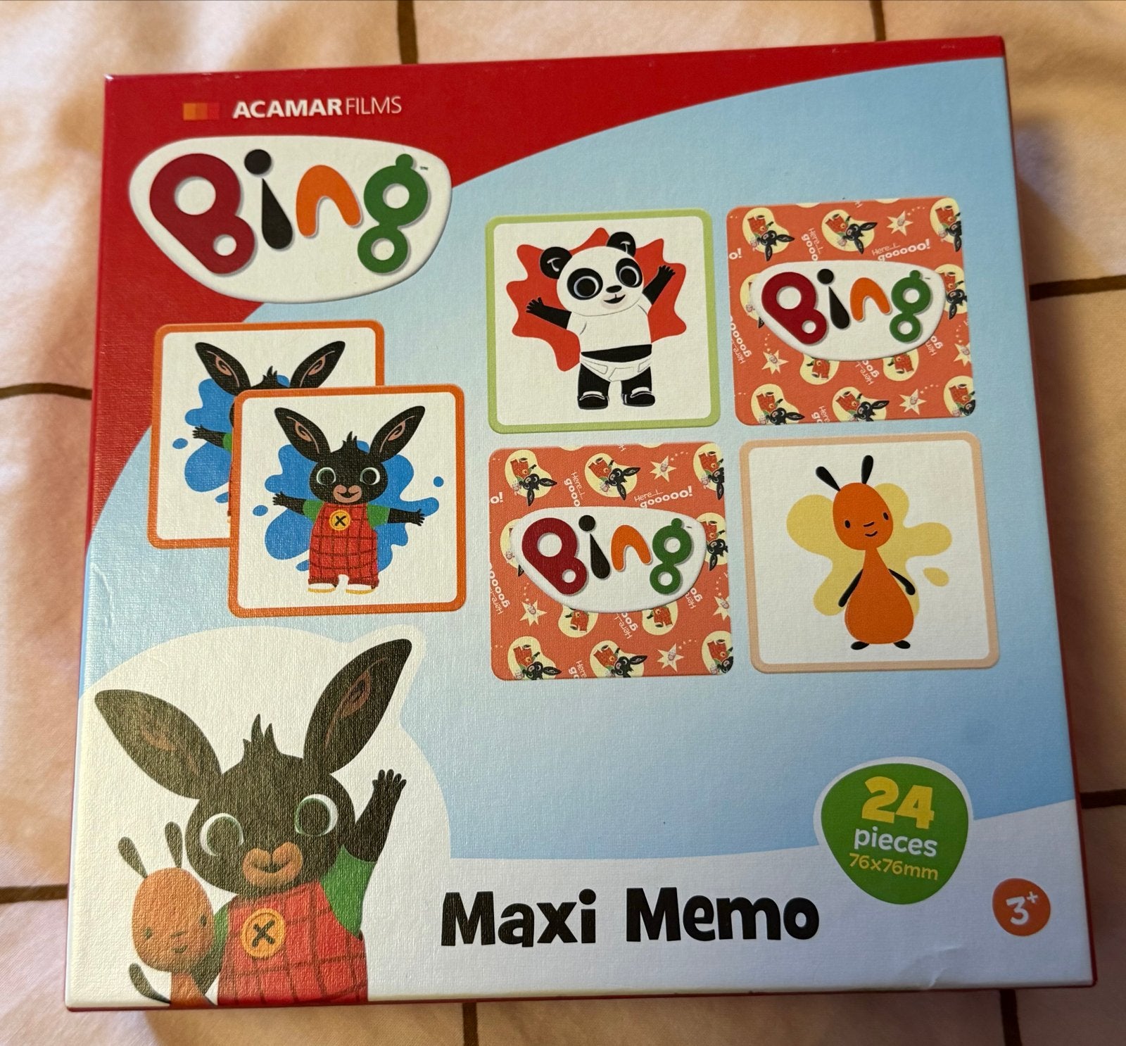 Bing Maxi Memo & Hello Kitty Memory Spel - 2 Spellen, Ophalen, Meer dan 50 stukjes, Zo goed als nieuw, 2 tot 4 jaar