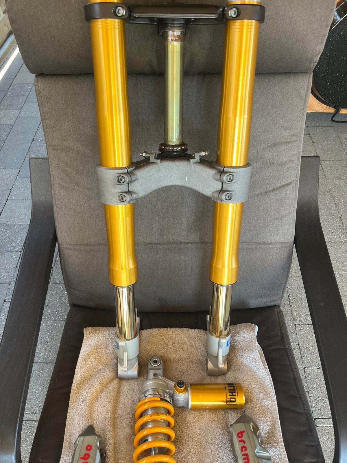 Ducati 1198S ohlins voorvork, Motoren, Onderdelen | Ducati, Ophalen of Verzenden