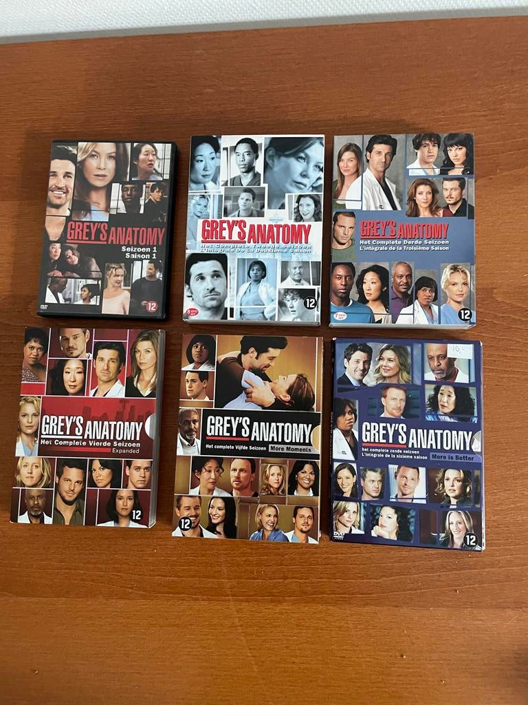 Grey's Anatomy Seizoen 1-6, Cd's en Dvd's, Dvd's | Tv en Series, Boxset, Drama, Ophalen of Verzenden, Zo goed als nieuw