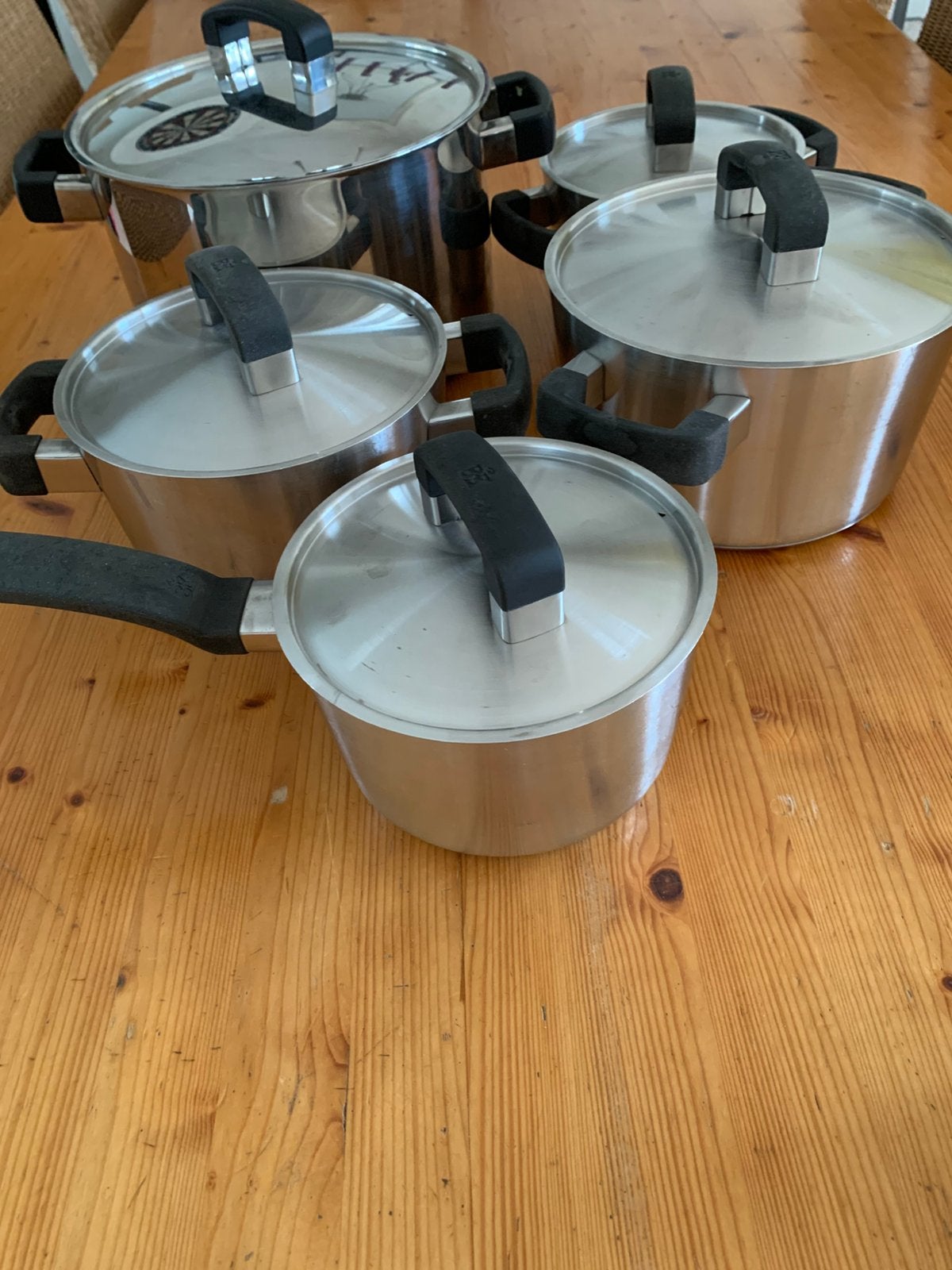 Pannenset BK Conical Cool, Huis en Inrichting, Keuken | Potten en Pannen, Ophalen, Gebruikt, BK, Pannenset