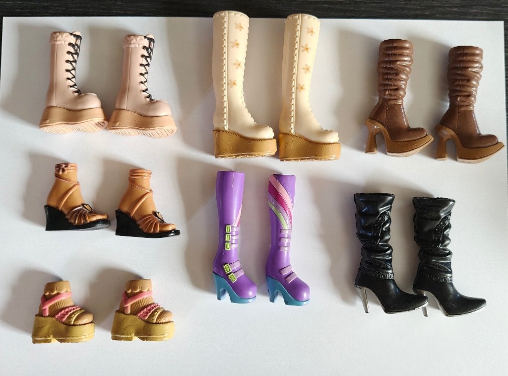 Vintage Mattel My scene Barbie replacement schoenen, Ophalen of Verzenden, Zo goed als nieuw, Kleertjes