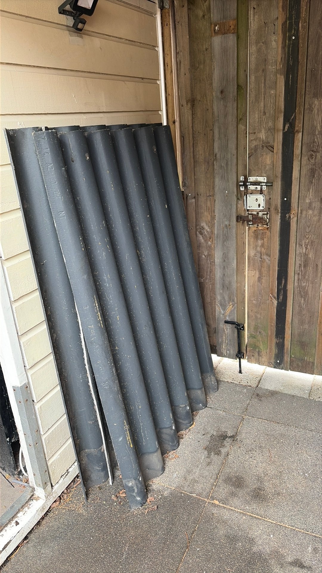 Dakplaten 3 stuks, Zo goed als nieuw, 15 m² of meer, Metaal, Ophalen
