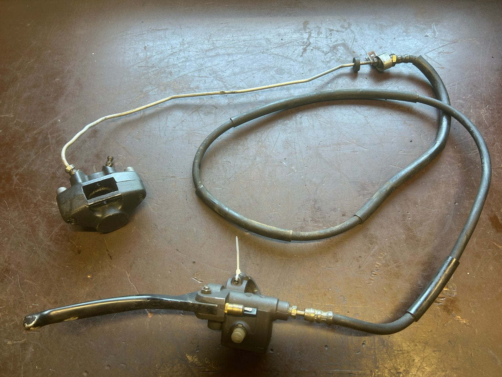 Gilera Runner Remklauw met remhendel, Fietsen en Brommers, Brommeronderdelen | Scooters, Ophalen of Verzenden, Gebruikt, Overige typen