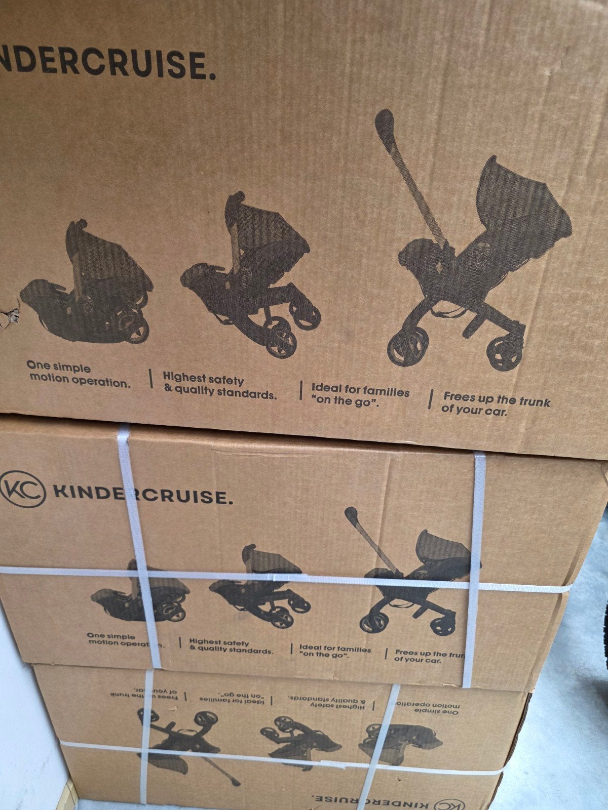 KinderCruise Next-Generation - Car Seat  Kinder Wagen, Verstelbare rugleuning, Overige methoden, Nieuw, Ophalen of Verzenden