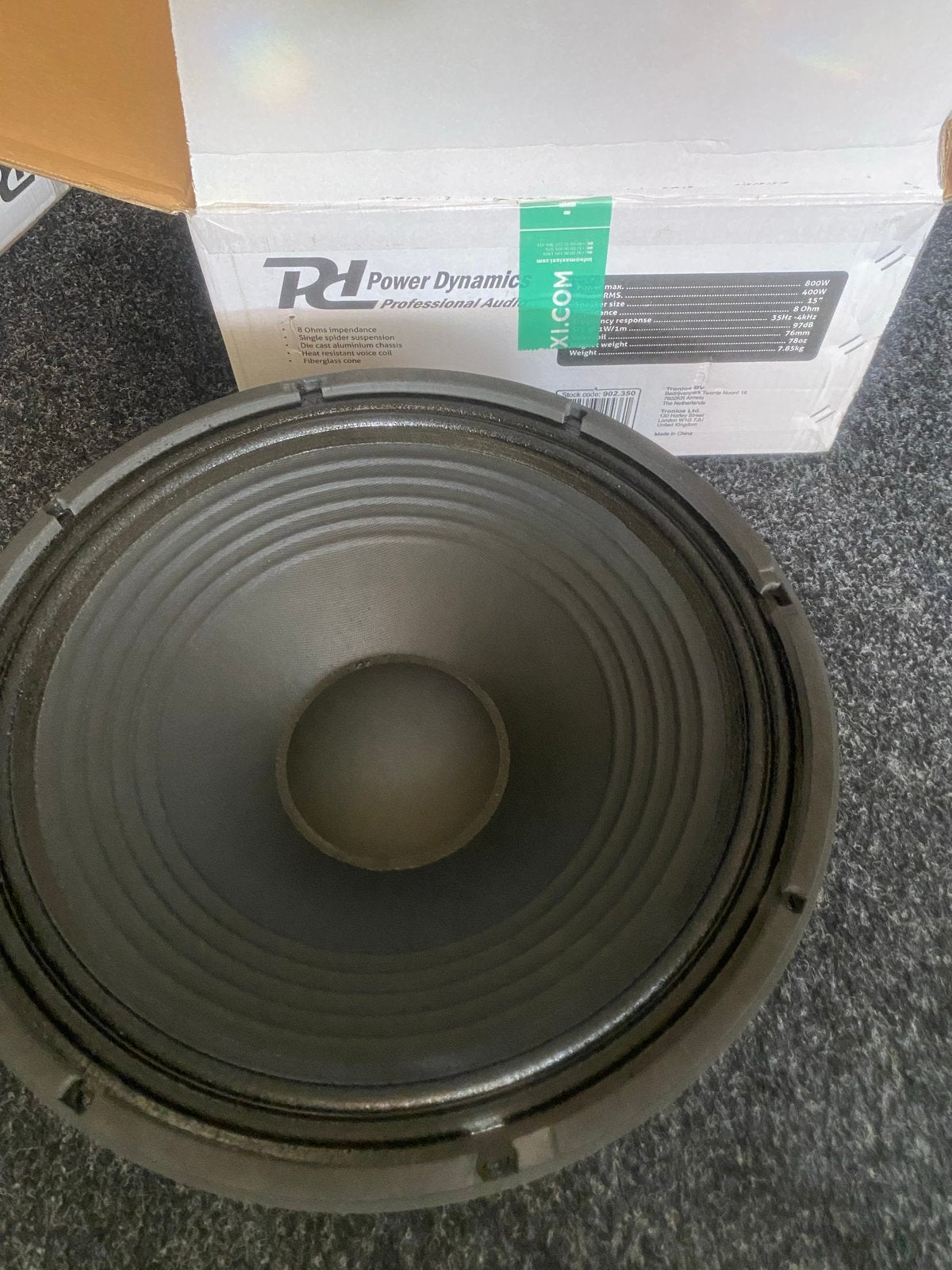 Power Dynamics PD15ps 15 inch woofers - 4 stuks, Audio, Tv en Foto, Luidsprekers, Nieuw, Overige typen, 150 watt of meer, Overige merken