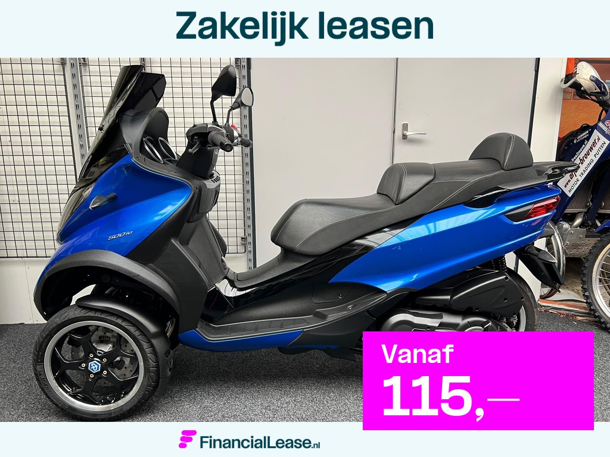 Piaggio MP3 500 LT Sport ABS, Scooter, 493 cc, Automaat, 12 t/m 35 kW